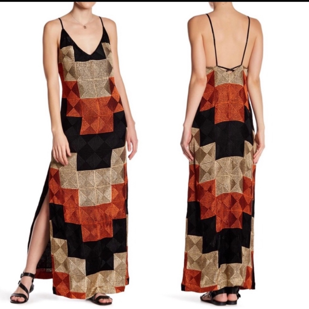 NWOT Free People Abstract Maxi